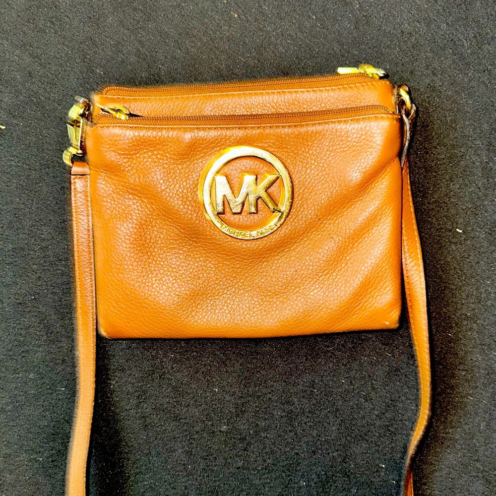 Michael Kors MK Small Purse Bag Women Girl Brown Strap GOOD CONDITION